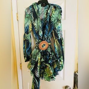 Bronx & Banco printed mini dress
